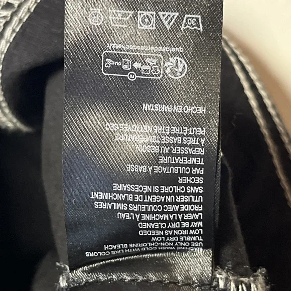 Anthropologie Utility Barrel Pants Size 2 Black Linen Blend Cargo Pocket Trouser - Picture 7 of 9